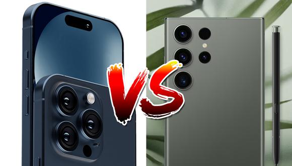 iPhone 15 Pro Max vs. Samsung Galaxy S23 Ultra.