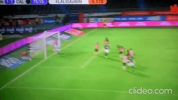 Jorge Marsiglia anotó el 2-1 de Deportivo Cali sobre Junior. (Video: Win Sports)