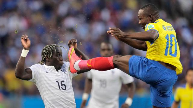 La temeraria acción de Ayoví contra Sagna en el Ecuador-Francia - 1