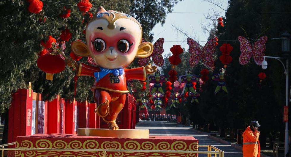Este año nuevo en China tiene como figura principal al Mono de Fuego. (Foto: Getty Images)