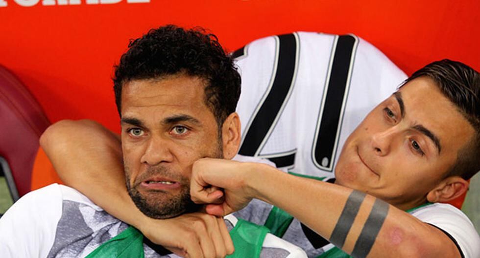 Dani Alves y Paulo Dybala acusados de indisciplina en la Juventus, aunque de manera extraoficial. (Foto: Getty Images)