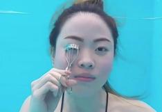 Maquillaje bajo el agua: el reto de belleza que se ha vuelto viral