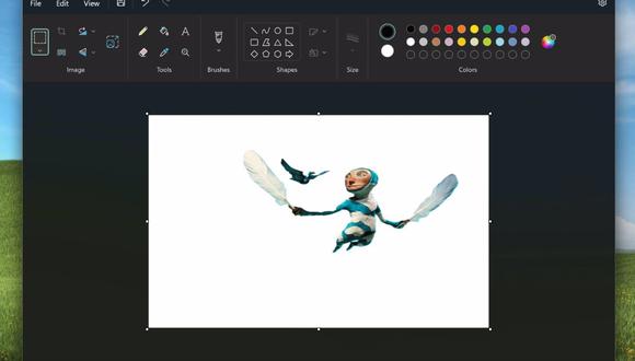 Microsoft está trabajando en un nuevo formato para Paint que facilite la eliminación del fondo de una imagen con un solo clic.