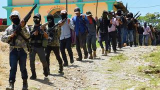 “El Machete”, la nueva autodefensa indígena que mostró sus armas en el sur de México
