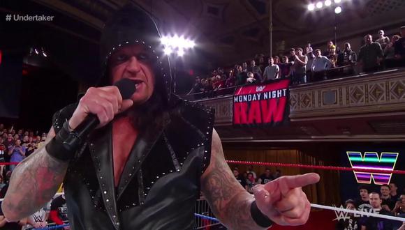 The Undertaker volvió a Raw y dejó misterioso mensaje [VIDEO] (Foto: WWE)