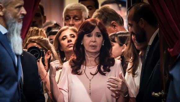La vicepresidenta de Argentina, Cristina Kirchner, es vista hoy durante la sesión de apertura del año parlamentario, en el Congreso de la Nación en Buenos Aires, Argentina. (Foto de Juan Ignacio Roncoroni / EFE)