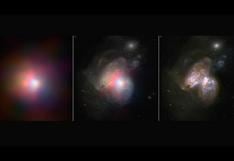 NASA: Dos galaxias se devoran a 134 millones de años luz