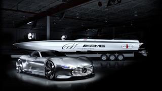Bote inspirado en el  Mercedes-Benz AMG Vision Gran Turismo