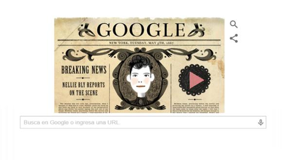 Nellie Bly: Google rinde homenaje a pionera del periodismo