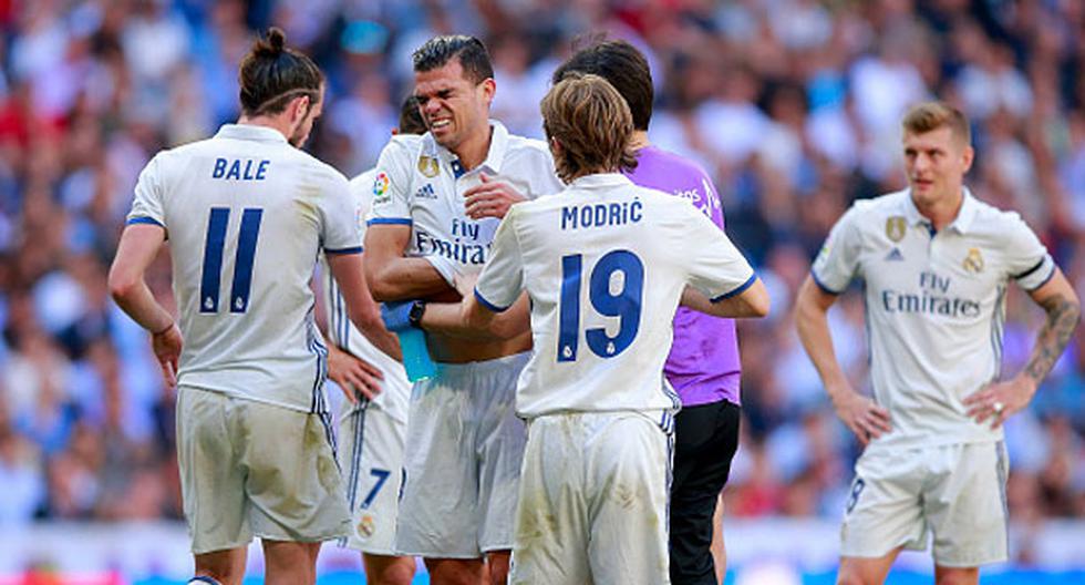 Pepe sufrió un duro choque con Toni Kroos | Foto: Getty
