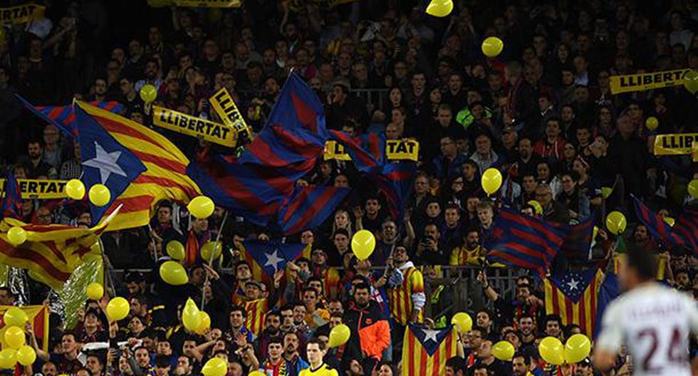 Por disturbios de los hinchas durante el partido del equipo catalán ante la Roma en Champions League. (Foto Getty Images)