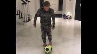 John Terry mostró la curiosa habilidad de su hija con el balón