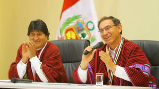 Vizcarra anuncia plan de integración energética y vial con Bolivia