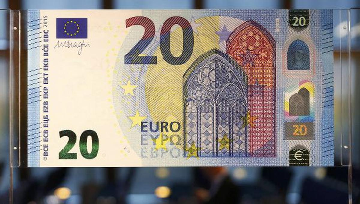 Conoce el billete de 20 euros que circulará desde el miércoles