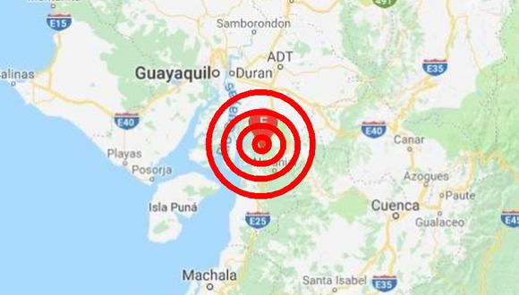 Fuerte sismo de magnitud 5,1 sacude Ecuador. (Captura)