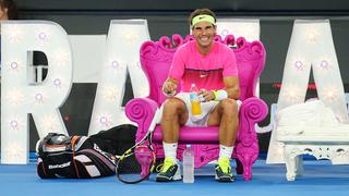 Rafael Nadal jugó nuevo formato de tenis llamado Fast 4