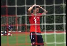 James Rodríguez y su primer y extraño gol con el Bayern Munich