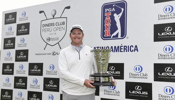 Estadounidense se impuso en el Diners Club Perú Open con un score de -19. Evento se realizó en Los Inkas Golf Club. (Foto: PGA)