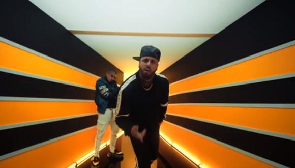 Nicky Jam y Rauw Alejandro en el videoclip "Que Le Dé". (Video: YouTube)