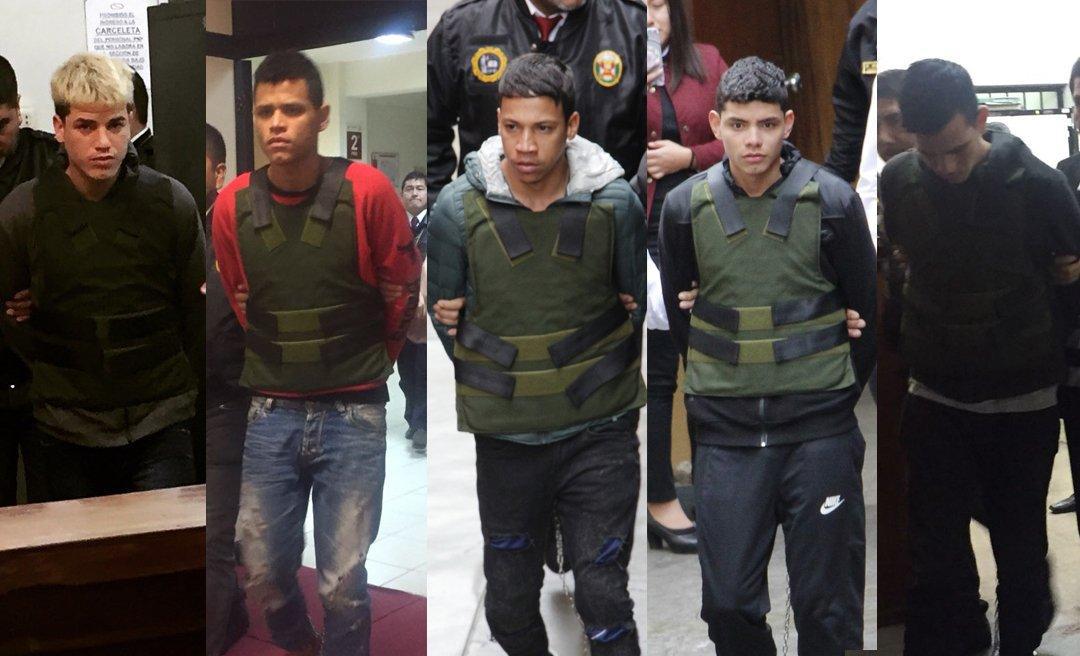 PJ sentencia a los cinco integrantes de la organización criminal&nbsp;‘Los malditos del Tren de Aragua’.&nbsp;(Foto: @Poder_Judicial_)