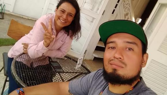 Lesli Elisa Nava Flores y David Olaf Santillán González están entre las decenas de miles de personas atrapadas en Tonga. (Facebook).