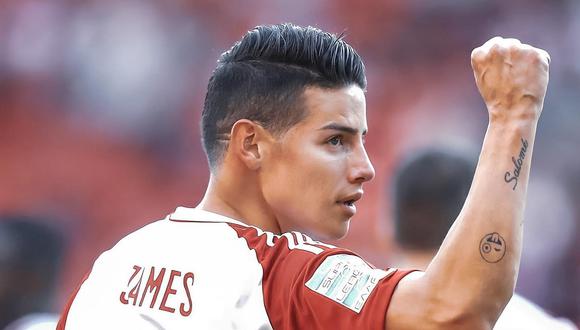 Olympiacos planea renovar el contrato de James Rodríguez. (Foto: EFE)