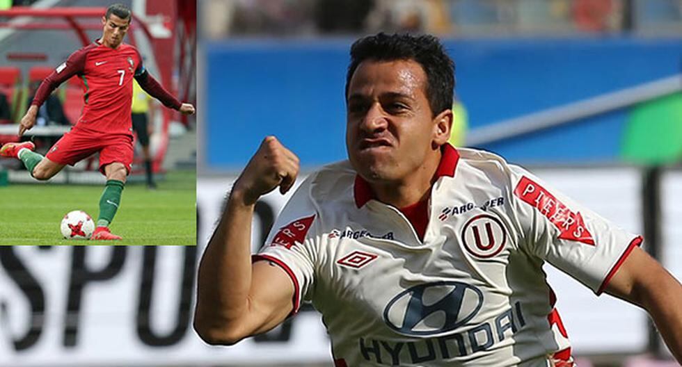 Compararon la pegada de Diego Guastavino con la de Cristiano Ronaldo (Foto: Andina/EFE)