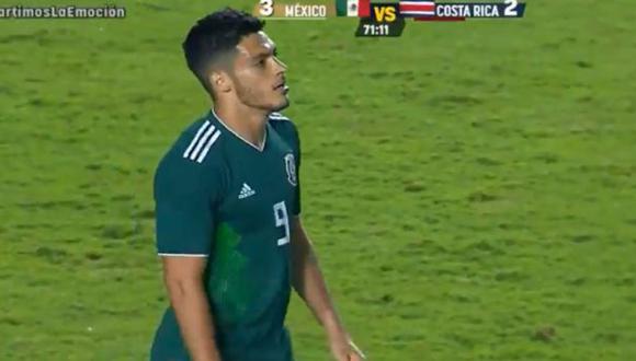 El golero de Costa Rica no pudo ante el disparo penal de Jiménez.