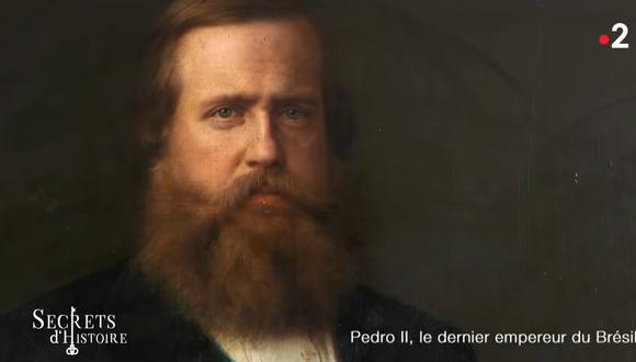 Retrato de Pedro II de Brasil. (Fuente: You Tube, Secrets d'Histoire Officiel)