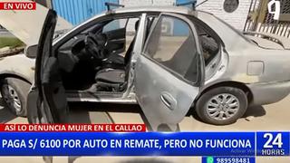 SAT de Lima “evaluará” denuncia de mujer que compró un vehículo en estado de chatarra durante un remate