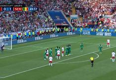 Polonia vs. Senegal: Lewandowski ejecutó tiro libre y portero africano le negó el gol