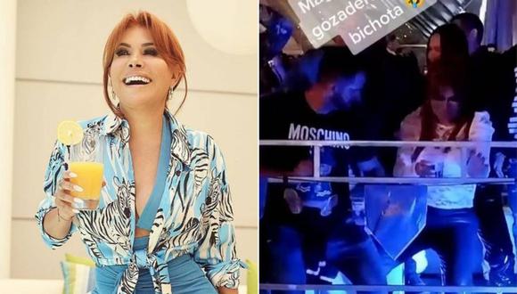 Magaly Medina causa furor con sus pasos de baile en el concierto de Karol G. (Foto: Instagram).
