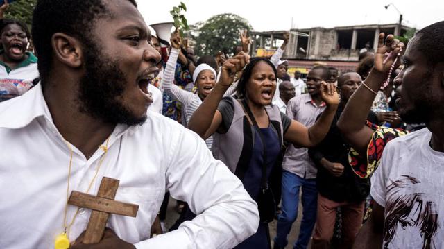 El saldo provisional es de "ocho muertos, siete en Kinshasa y uno en Kananga" en el centro del país, declaró a la AFP una fuente de la ONU. (Foto: AP)
