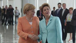 Merkel y Rousseff se reúnen en Brasil para hablar de inversión