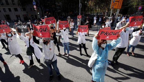 La huelga fue convocada por el sindicato Metges de Catalunya. (Foto: Reuters)