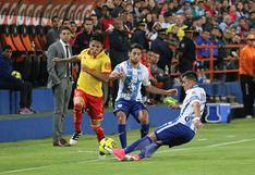 Con Ruidíaz y Polo, Morelia empató 0-0 ante Pachuca en la Liga MX