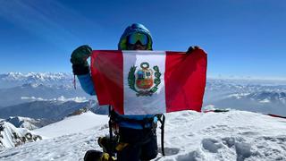 El hombre que coronó los 8 mil metros sin miedo e hizo flamear allá arriba una bandera del Perú