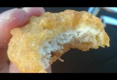 Reino Unido: Hallan gusano dentro de nuggets de McDonald’s 