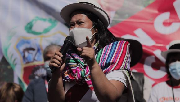 Keiko Fujimori viajó a Junín y dijo que realizará actividades en Huancayo este sábado (Leandro Britto / @photo.gec)