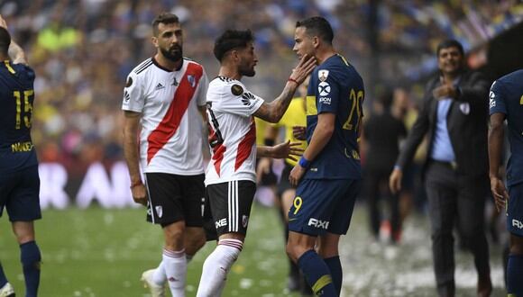 La segunda final de Copa Libertadores 2018 entre River Plate y Boca Juniors deja enfrentamientos individuales más que interesantes para este sábado en el Monumental. (Foto: AFP)
