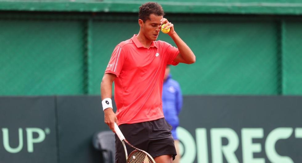 Juan Pablo Varillas ganó los dos puntos de Perú en la serie. (Foto: Jesús Saucedo)