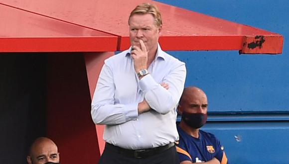 Ronald Koeman tomó el mando de Barcelona tras desvincularse de la selección de Holanda. (Foto: AFP)