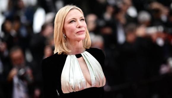 Cate Blanchett no irá al Festival de Cine de Locarno en solidaridad con la huelga de actores. (Foto: LOIC VENANCE / AFP)
