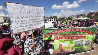 Cusco: organizaciones sociales y sindicales acuerdan continuar con el paro regional de 48 horas