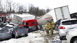 EE.UU.: Choque de más de 50 vehículos sorprende en Pennsylvania