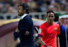 Barcelona: tremendo respaldo de Luis Enrique a Neymar