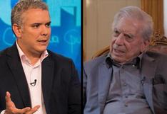 Iván Duque le desea una pronta recuperación a Mario Vargas Llosa 
