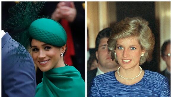 Meghan de Sussex admiraba a Diana de Gales. (Fotos: AFP)