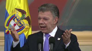 Santos dice a legisladores que son el congreso del posconflicto