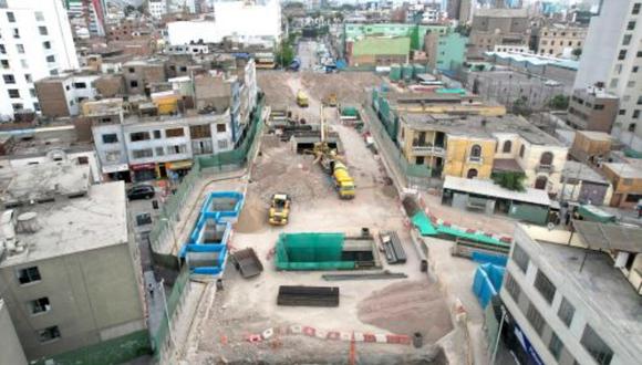 El tránsito en Lima se verá modificado en los próximos meses debido al inicio de obras de la Estación Central de la Línea 2 del Metro. (Foto: Andina)